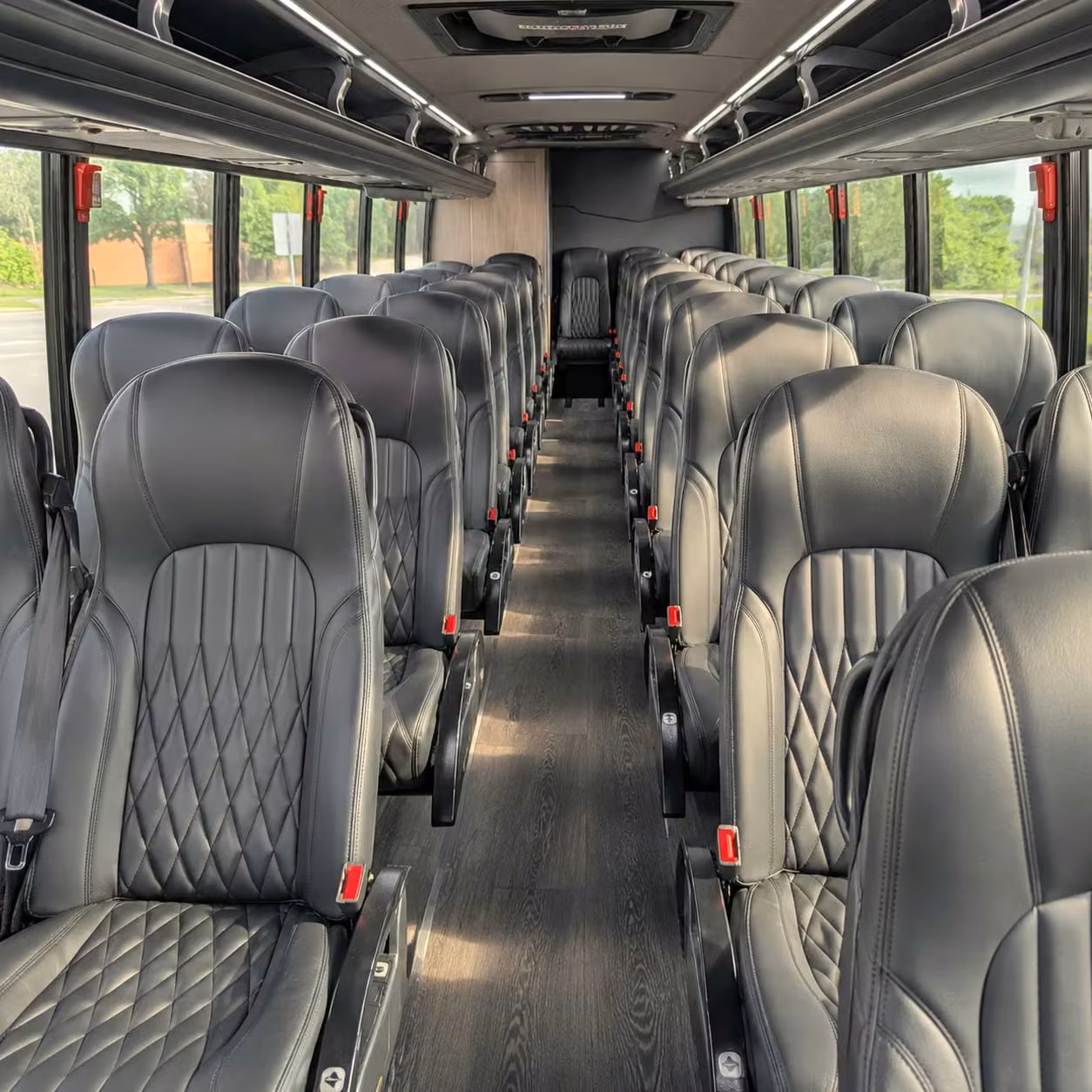 25 passenger minibus inside