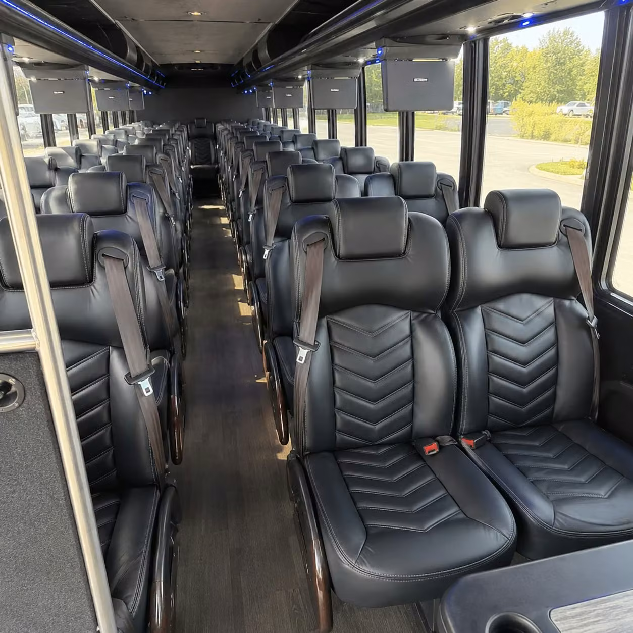 28 passenger minibus inside