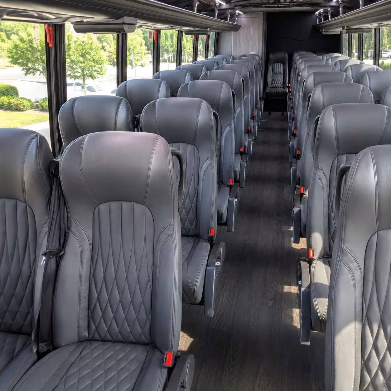 28 passenger minibus interior