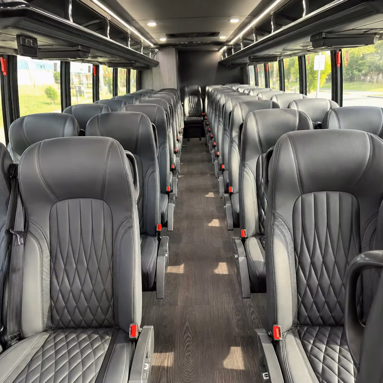 30 passenger minibus inside